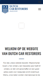 Mobile Screenshot of dutchcarrestorers.com